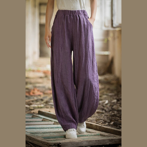 Buddha Stones Retro Tie Dye Harem Pants Casual Women's Yoga Pants With Pockets