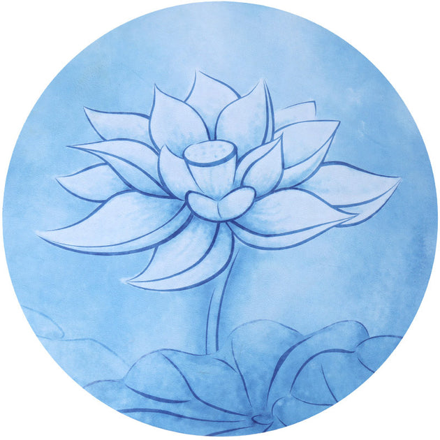 Luxury Lotus Mandala Mahjong Mat