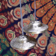 Buddha Stones Tibetan Tingsha Bell Auspicious Cloud Six True Words Copper Wealth Decoration