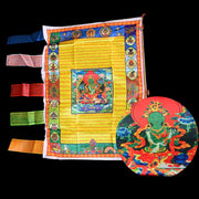 Buddha Stones Tibetan Colorful Windhorse Protection Outdoor Prayer Flag Decoration Decorations buddhastoneshop 15
