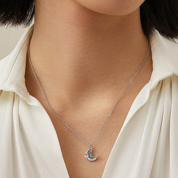 Buddha Stones Strawberry Quartz Blue Crystal Love Healing Necklace Necklaces & Pendants BS 10