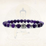 Buddha Stones Amethyst Love Healing Bracelet Bracelet BS 2