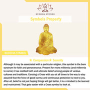 Buddha Stones Natural Pink Crystal Amazonite Lotus Buddha OM Symbol Warmth Bracelet