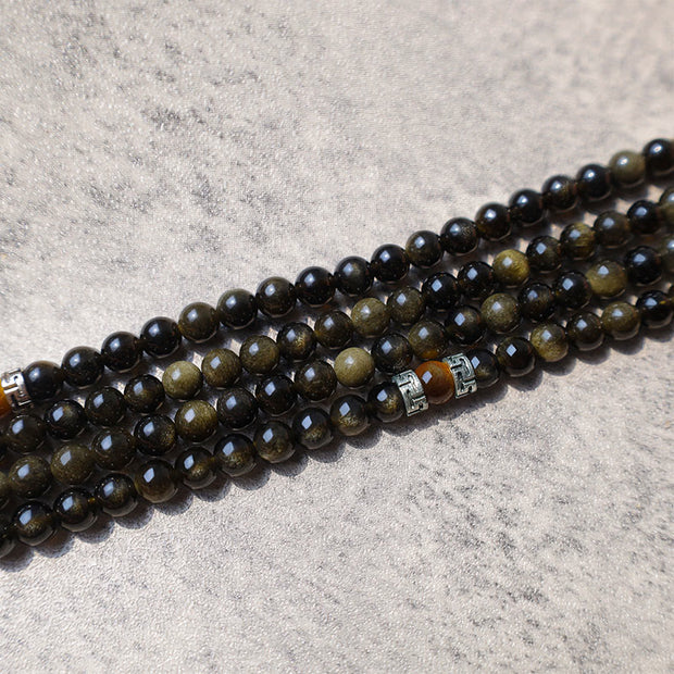 Golden Obsidian Energy Bracelet Necklace Bracelet BS 4