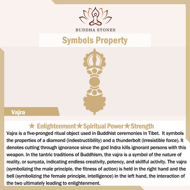 Buddha Stones Handmade Nepal Five Prong Three Prong Vajra Dorje Strength Copper Decoration