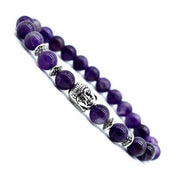Buddha Stones Amethyst Love Healing Bracelet Bracelet BS 1