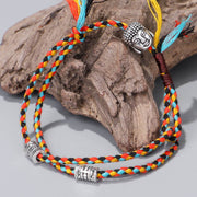 Buddha Stones  Head Serenity String Bracelet Bracelet BS 5