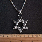 Buddha Stones Star of David Protection Necklace Pendant Necklaces & Pendants BS 3