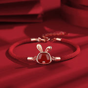 Lucky Year Of The Rabbit  2023 Red Agate Red String Protection Bundle-2 rabbit bundle BS 1