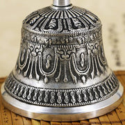 Buddha Stones Tibetan Meditation Bell and Vajra Dorje Copper Decoration Set Buddhist Supplies BS 10