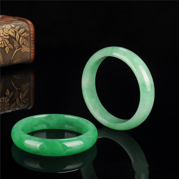 Buddha Stones Jade Healing Abundance Protection Bracelet Bangle Bracelet & Bangle BS 7