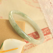 Buddha Stones Natural Jade Peace Healing Bangle Bracelet Bracelet BS 2