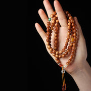 Buddha Stones Tibetan Rosewood Mala Healing Necklace Bracelet Bracelet BS 1