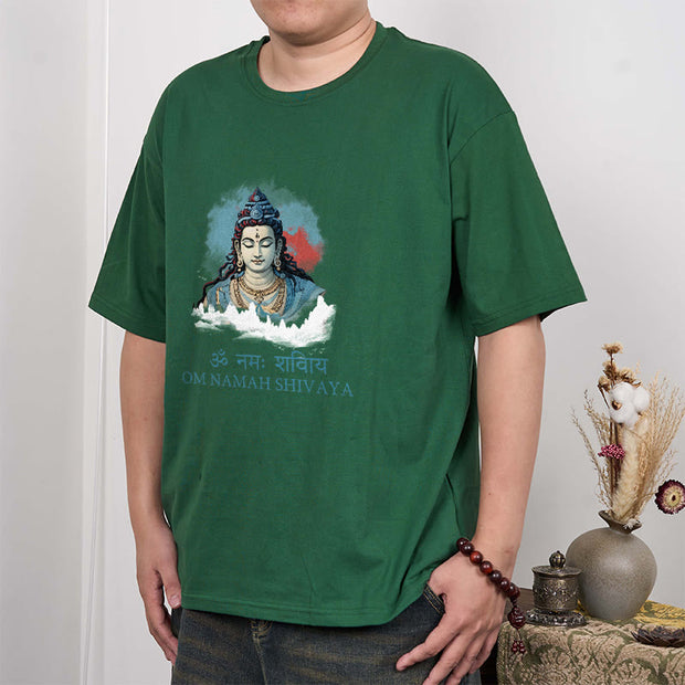 Buddha Stones Sanskrit OM NAMAH SHIVAYA Colorful Clouds Tee T-shirt T-Shirts BS 9