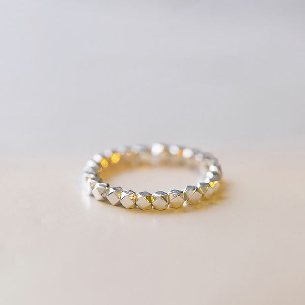 Buddha Stones 925 Sterling Silver Beaded Blessing Ring (Extra 35% Off | USE CODE: FS35) - image 7