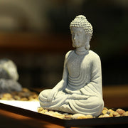 Buddha Stones Sitting Meditation Buddha Blessing Compassion Decoration