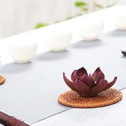 Buddha Stones Tibetan Lotus Positive Peace Incense Burner Decoration Incense Burner BS 8