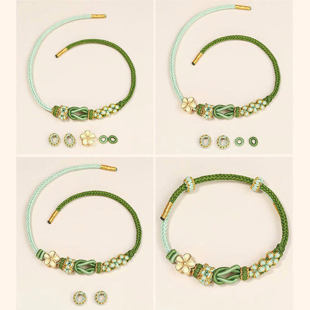 Buddha Stones Handmade Peach Blossom Knot Eight Thread Peace Knot Luck Protection Bracelet (Extra 35% Off | USE CODE: FS35) - image 5