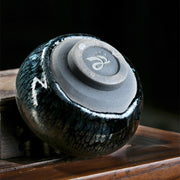 Buddha Stones 24K Gold Inlaid Sunflower Chinese Jianzhan Glaze Kiln Change Ceramic Teacup Tenmoku Kung Fu Tea Cup (Extra 35% Off | USE CODE: FS35) - image 6