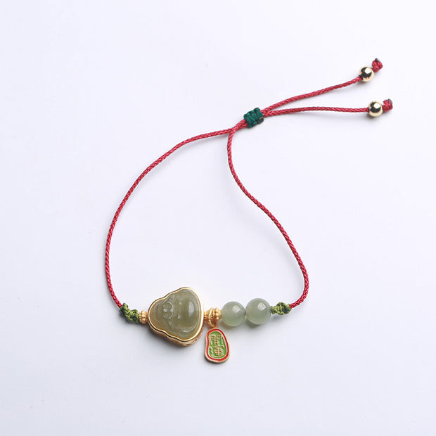Buddha Stones Natural Jade Buddha Abundance Red String Weave Bracelet (Extra 30% Off | USE CODE: FS30) - image 5