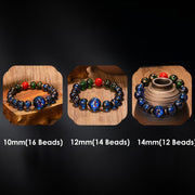 Buddha Stones Tibetan Five God of Wealth Thangka Liuli Glass Bead Chinese Zodiac Protection Bracelet (Extra 35% Off | USE CODE: FS35) - image 6