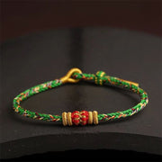 Buddha Stones Handmade Colorful Rope King Kong Knot Braided Luck Bracelet - image 13