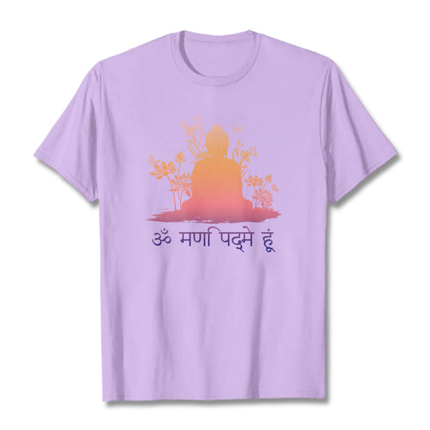 Buddha Stones Sanskrit OM NAMAH SHIVAYA Tee T-shirt T-Shirts BS Plum 2XL