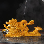 Buddha Stones Year Of The Dragon Color Changing Resin Horse Luck Tea Pet Home Figurine Decoration (Extra 35% Off | USE CODE: FS35) Decorations BS 2
