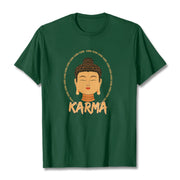 Buddha Stones Karma Buddha Tee T-shirt T-Shirts BS ForestGreen 2XL