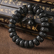 Buddha Stones Tibetan Lightning Strike Wood Protection Bracelet Bracelet BS main