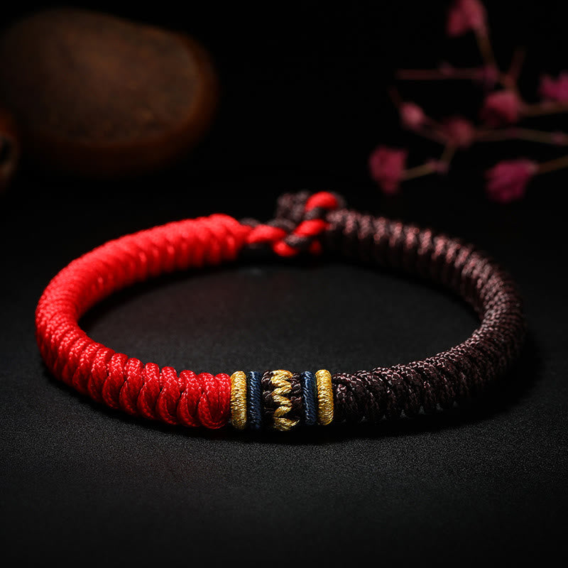 Buddha Stones Tibetan Handmade Multicolored Thread King Kong