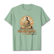 Buddha Stones You Are Perfect As You Are Tee T-shirt T-Shirts BS PaleGreen 2XL