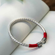 Buddha Stones Tibet Om Mani Padme Hum Luck Red String Bracelet Bangle Bracelet Bangle BS 6
