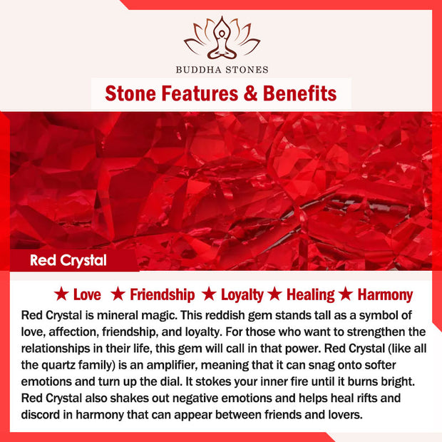 Buddha Stones Love Heart Birthstone Healing Energy Necklace Pendant