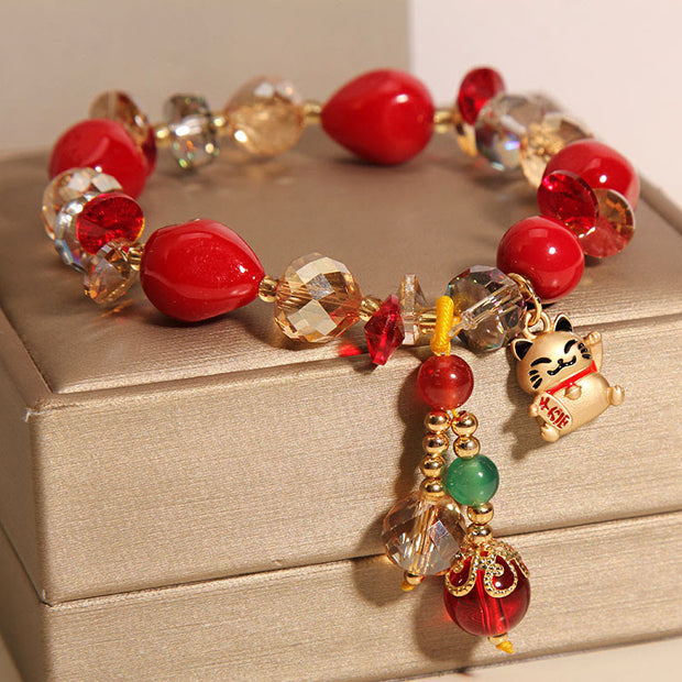 FREE Today: Attracting Wealth Cat Fortune Bracelet