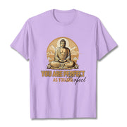 Buddha Stones You Are Perfect As You Are Tee T-shirt T-Shirts BS Plum 2XL
