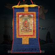 Buddha Stones Tibetan Framed Thangka Blessing Protection Decoration