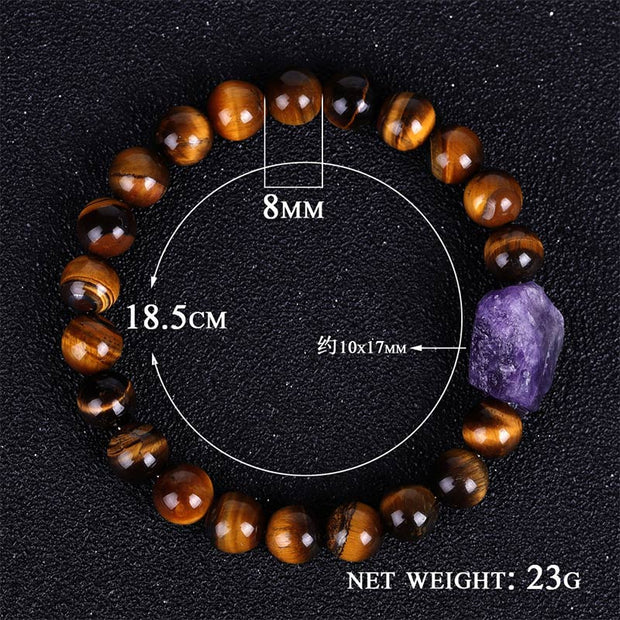 Buddha Stones Tibetan Tiger's Eye Stone Protection Bracelet Bracelet BS 3