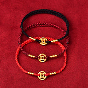 FREE Today: Protection and Luck Copper Coin Braided String Bracelet Anklet FREE FREE 2