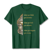 Buddha Stones What You Think Tee T-shirt T-Shirts BS ForestGreen 2XL