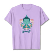 Buddha Stones NAMASTE Buddha Lotus Meditation Tee T-shirt