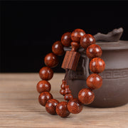 FREE Today:  Sooth and Relaxation Tibetan Small Leaf Red Sandalwood Bracelet FREE FREE 6