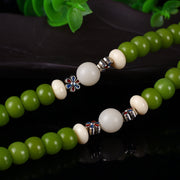 Cyan Bodhi Seed Mala 108 Beads Success Bracelet Necklace (Extra 30% Off | USE CODE: FS30) Bracelet BS 4
