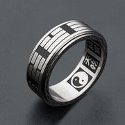 FREE Today: Balance and Harmony Bagua Yin Yang Titanium Steel Rotatable Ring FREE FREE US12