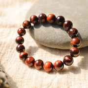 Buddha Stones Natural Tiger Eye Healing Bead Bracelet