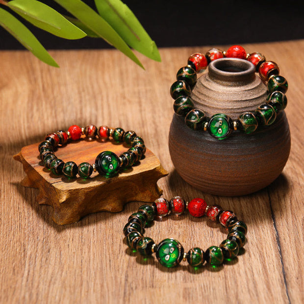 Buddha Stones Tibetan Five God of Wealth Thangka Liuli Glass Bead Chinese Zodiac Protection Bracelet (Extra 35% Off | USE CODE: FS35) - image 12