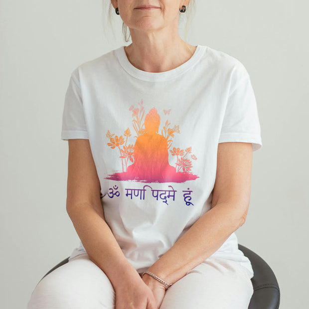 Buddha Stones Sanskrit OM NAMAH SHIVAYA Tee T-shirt T-Shirts BS 2