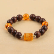 Buddha Stones Natural Phoebe Zhennan Wood Om Mani Padme Hum God Of Wealth Crystal Protection Bracelet (Extra 40% Off | USE CODE: FS40) - 12mm - image 6