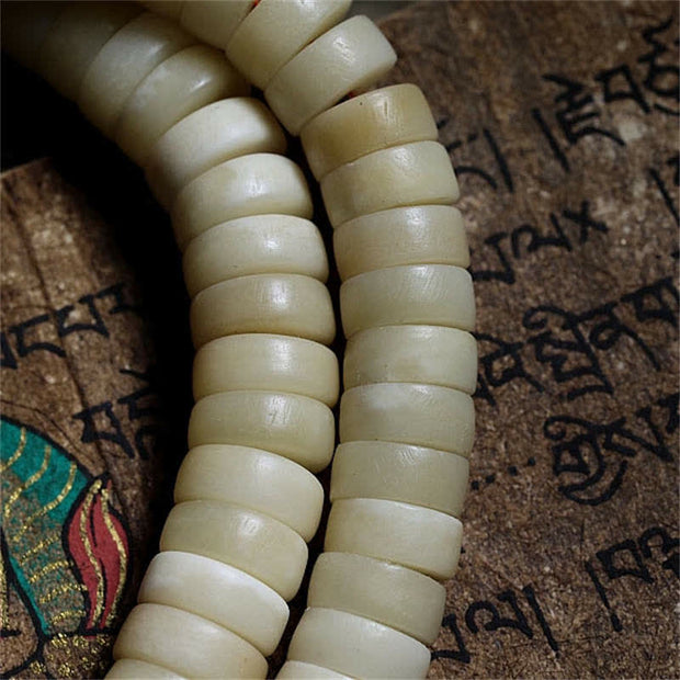 Tibetan 108 Mala Beads Yak Bone Balance Strength Mala Bracelet