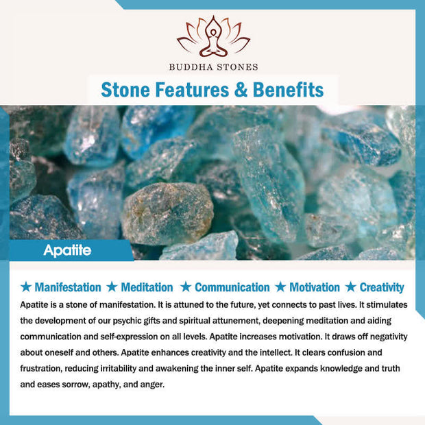 Buddha Stones 108 Mala Beads Apatite Red Stone Lotus Meditation Prayer Bead Bracelet (Extra 35% Off | USE CODE: FS35) - image 4